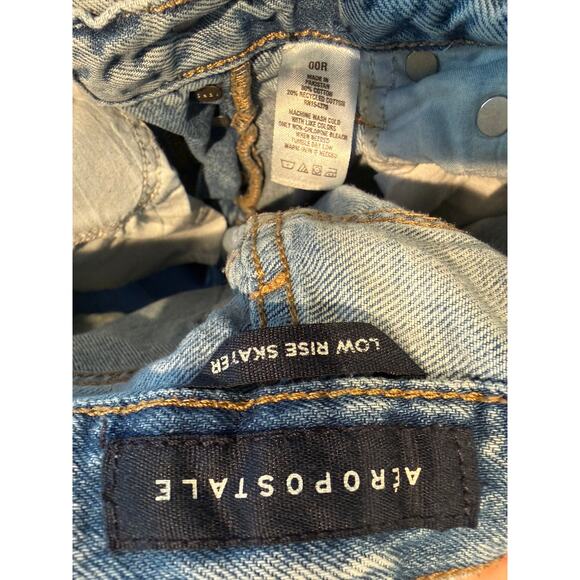 Aeropostale Low Rise Skater Jeans – Size 00R - Picture 3 of 3